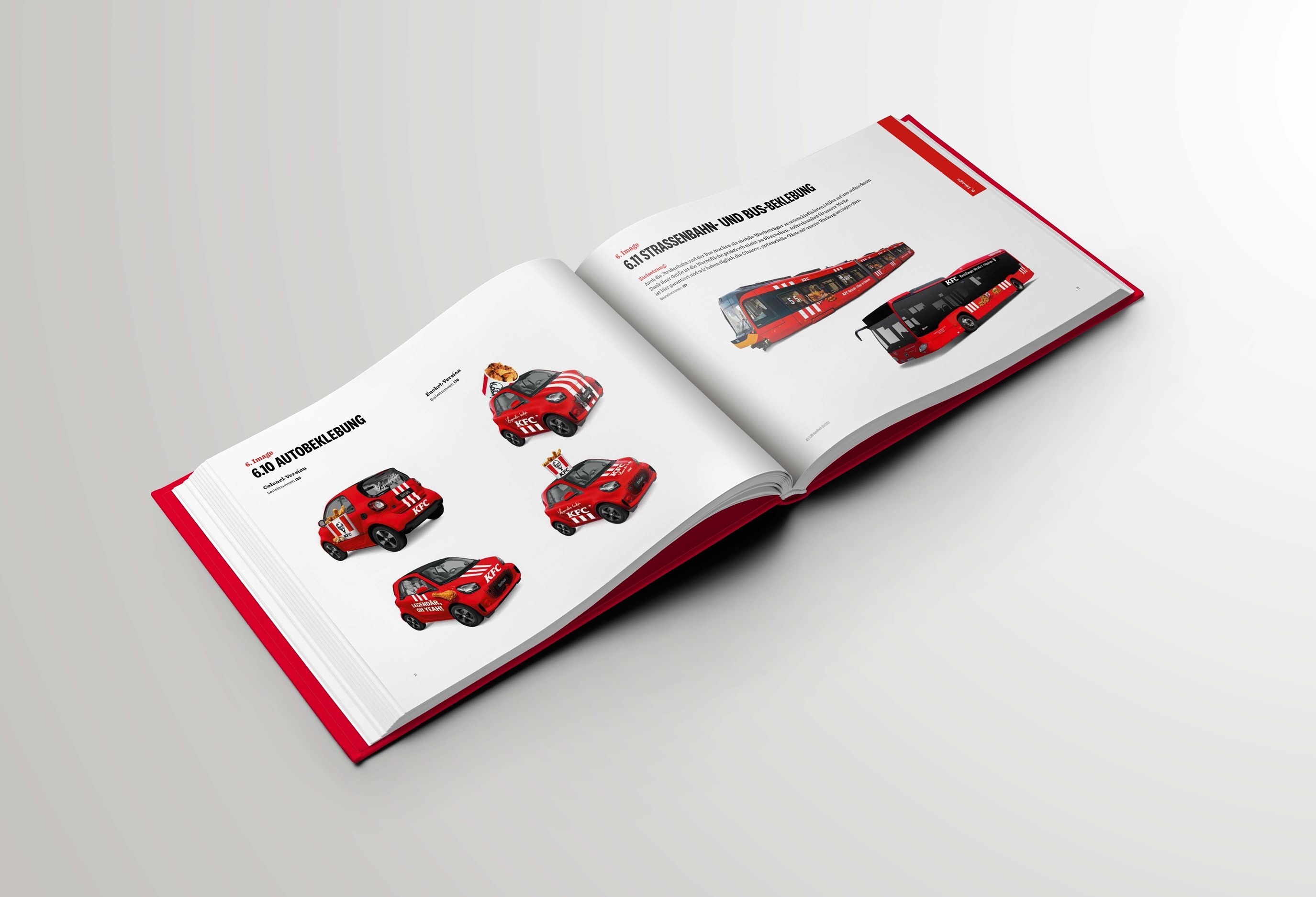 Mockup of the KFC Local Store Marketing Handbook